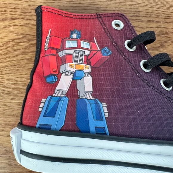⭐Converse Transformers Sz 3 Men Sneakers 40th Anniversary Autobots Shoes A11659C - Picture 10 of 11